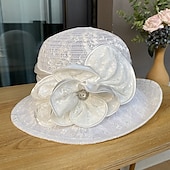 ieftine Pălării Party-Accesoriu de Păr In Artificial Nuntă Serată Elegant Nuntă Cu Dantelă Diadema Articole Pentru Cap