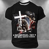 abordables T-shirt patriotique pour vétérans-T-shirts patriotiques pour hommes T-shirt « Let&#039;s Go Taco » à manches courtes T-shirt 3D imprimé à col rond mode de base décontractée quotidienne noire bleue verte été printemps toutes saisons