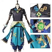 levne Anime kostýmy-Genshin Impact Kinich Anime Cosplay kostým Boty Cosplay Paruky Cosplay obleky Cosplay Paruky Cosplay boty Karneval Plesová maškaráda Výkon Párty Vrchní deska Kalhoty Korzet Pro Pánské Dospělé