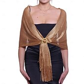 levne Šály a šátky-Retro Řvoucí 20s 20. léta 20. století šátek Wrap Přehozy přes ramena Velký Gatsby Buben dívka Třásně Pevná barva Dámské Karneval Valentýna Svatební Večerní oslava Plesová maškaráda Dospělé Šátek
