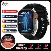 cheap Smartwatch-696 U13 Smart Watch 2.2 inch Smartwatch Fitness Running Watch Bluetooth ECG+PPG Pedometer Call Reminder Compatible with Android iOS Women Men Hands-Free Calls Message Reminder IP 67 46mm Watch Case