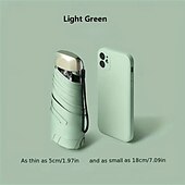 お買い得  日焼け止め-ミニサンシェード UV UPF50 小型折りたたみポケット傘 折りたたみ傘 UV保護サンシェードカプセル傘 屋外用 UVシェード傘