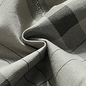 baratos Calças de Vestir Curtas-Homens Calção Shorts sociais Bermudas Shorts casuais Bermudas de Golfe Cintura elástica Bolso Com Zíper Perna reta Xadrez Conforto Sem Ferro Comprimento do joelho Escritório O negócio Diário Moda