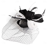 preiswerte Hochzeit Kopfschmuck-Kopfstück Sinamay Hochzeit Abendgesellschaft Elegant Hochzeit Mit Unifarbe Kopfschmuck Kopfbedeckung