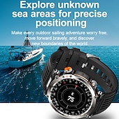 Χαμηλού Κόστους Smartwatch-696 HT30 Εξυπνο ρολόι 1.7 inch Έξυπνο ρολόι Bluetooth Βηματόμετρο Υπενθύμιση Κλήσης Παρακολούθηση Ύπνου Συμβατό με Android iOS Άντρες Κλήσεις Hands-Free Υπενθύμιση Μηνύματος IPX-0 Θήκη ρολογιού 52mm