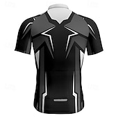 ieftine Tricouri pentru bărbați-Bărbați Jersey de ciclism Manșon scurt Bicicletă Tricou Tee Jerseu cu 3 buzunare spate Ciclism montan Respirabil Uscare rapidă Proiectare anatomică Wicking Galben Rosu Albastru Sport Îmbrăcăminte