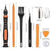 お買い得  手工具-130 ピースの精密ドライバー キットには、iPhone の修理に最適なトルクス T1、T2、T3、T4、T5、T6、T7、T8、T9、T10、T15、T20 および P2、P5、P6 スター ビットが含まれています。