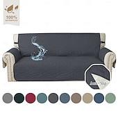 billige Sofa trekk-vanntett sofatrekk for pute sofatrekk for hunder vanntett møbelbeskyttertrekk med skumpinner elastiske stropper for kjæledyrkatt