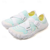 preiswerte Sneaker für Herren-Barfuß-Wasserschuhe für Herren – weiß und orange, schnelltrocknend, verstellbarer Klettverschluss – ideal für Strand- und Wasseraktivitäten