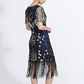 cheap Latin Dancewear-Latin Dance Dress Tassel Pure Color Splicing Women&#039;s Performance Training Short Sleeve High Polyester