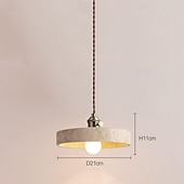 abordables Suspension-21 cm Design de Lanterne Suspendue Formes Géométriques Suspension Pierre Style Artistique Style Formel Le style rétro ancien Traditionnel / Classique 110-120V 220-240V