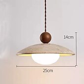 abordables Suspension-25 cm Design de Lanterne Suspendue Formes Géométriques Suspension Pierre Verre Style Artistique Style Formel Le style rétro ancien Traditionnel / Classique 110-120V 220-240V