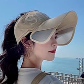 cheap Heating &amp; Cooling-Summer Womens Sun Visor Hat, Breathable Fly-Knit Stretchable Wide Brim Sun Hat, UV Protection for Travel &amp; Outdoor