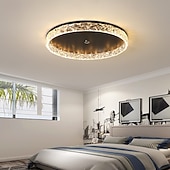 Недорогие Потолочные светильники с диммером-50 cm Диммируемая Потолочные лампы Металл Акрил Современное Северный стиль 220-240Вольт