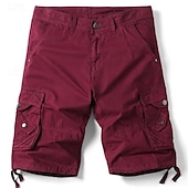 economico Classico-Per uomo Pantaloncini cargo Pantaloncini mimetici Shorts Pantaloncini Estivi Multi-tasche Tasca con Patta Semplice Mimetico Comodità Indossabile Lunghezza al ginocchio All&#039;aperto Sport Quotidiano