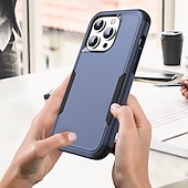 お買い得  iPhone用ケース-電話 ケース 用途 iPhone 16 Pro Max プラス iPhone 15 プロマックスプラス iPhone 14 13 12 11 Pro Max Plus Mini バックカバー 磁石バックル ワイヤレス充電をサポート 耐衝撃 レトロ風 TPU PC