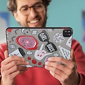 זול נרתיק iPad-לוּחַ כיסויים מכסים ל עבור Apple iPad Air 11 אינץ&#039; (2024) iPad Air 13 אינץ&#039; (2024) iPad Pro 11 אינץ&#039; (2024) iPad Pro 13 אינץ&#039; (2024) אייפד 10.9 אינץ&#039; 10 אייפד אייר 5 ipad 9th 8th 7th Generation 10.2