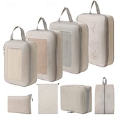 cheap Luggage &amp; Travel Storage-Compression Packing Cubes for Travel, Luggage &amp; Backpack Organizer Set, Space Saver Storage Bags for Clothes, Shoes, Toiletries, Makeup &amp; Digital Accessories