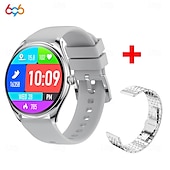 abordables Montres connectées-696 QS28 Montre intelligente 1.43 pouce Smartwatch Montre Connectée Bluetooth ECG + PPG Podomètre Rappel d&#039;Appel Compatible avec Android iOS Femme Hommes Mode Mains-Libres Rappel de Message IP 67