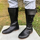 levne obuv-Retro Středověké Renesanční Boty Maškarní kostým Pánské Dámské Unisex Keltské Pirát předvečer Všech svatých Karneval Plesová maškaráda Večírek Plesová maškaráda Dospělé Boty