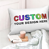 baratos Presentes Personalizados-Funda de Almofada Lombar Personalizada de Formatura Adicione sua Imagem Melhor Presente de Formatura Foto Personalizada Design Imagem Almofada Casual Funda de Almofada 1pc Feita sob Medida para o Dia