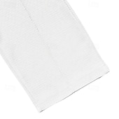 abordables Lâche-Homme Gauffré Pantalons Pantalons Amples Boutons Uni Portable Longueur complète Extérieur Quotidien Camping &amp; Randonnée Vacances Mode Noir Blanche