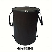 cheap Camping Accessories-Multi-Purpose Collapsible Trash Can, Waterproof and Durable, Ideal for Camping, Home, Yard, and Garden, Perfect for Toys, Clothes, and Leaf Storage