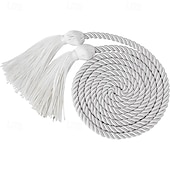 abordables Costumes Carrière et Déguisements Profession-Lot de 10 cordons d&#039;honneur de remise de diplôme de 67 pouces, cordons d&#039;honneur à pompon de remise de diplôme, cordons d&#039;honneur en vrac pour étudiants diplômés