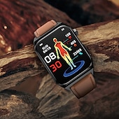 tanie Smartwatche-E500 Smart Watch 1.92 cala Smartwatch Fitness Biegowy Zegarek Bluetooth ECG+PPG Monitorowanie temperatury Krokowiec Kompatybilny z Android iOS Kobiety Mężczyźni Długi czas pracy wodoodporny IP67