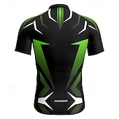 cheap Men's Jerseys-Men's Cycling Jersey Geometric Short Sleeve Bike Tee Tshirt Jersey with 3 Rear Pockets Mountain Bike MTB Quick Dry Anatomic Design Wicking Breathable Sports Yellow Red Blue Clothing Apparel