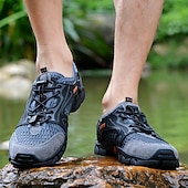 baratos Ténis para Homem-calçados masculinos para caminhadas ao ar livre, malha respirável com sola durável, calçados confortáveis para trilhas