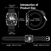 Недорогие Смарт-часы-Умные часы ZW69 с LED-фонариком 1,97-дюймовым AMOLED экраном 390 * 450 полное сенсорное управление Bluetooth-звонки несколько спортивных режимов