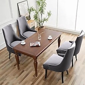 levne Potah na jídelní židli-1ks strečové voděodolné potahy na židle wingback slipcover - opakovaně použitelný potah chrániče na křeslo, pratelné potahy na jídelní židle chrániče do jídelny