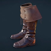 levne obuv-Retro Středověké Renesanční Boty Pánské Dámské Unisex Keltské Pirát předvečer Všech svatých Karneval Plesová maškaráda Večírek Plesová maškaráda Dospělé Boty