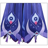 billige Anime-kostymer-Genshin Impact Cosplay Citlali Anime Cosplay kostyme Drakter Cosplay-drakter Karneval Maskerade Ytelse Fest Frakk Skjørte Hansker Til Dame Voksne
