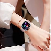 economico Smartwatch-Orologio intelligente monitor della glicemia ECG pressione sanguigna e temperatura corporea Android iOS IP68 1.75