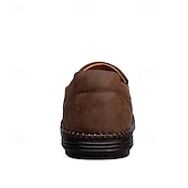 preiswerte Herrenpantoletten &amp; -slipper-Herren Slipper aus braunem Wildleder - atmungsaktive, ausgehöhlte Freizeitschuhe für Sommer und Arbeit
