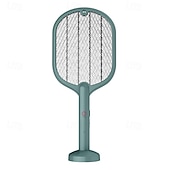 cheap Electric Mosquito Repellers-Handheld Electric Mosquito Swatter – Rechargeable Fly Zapper Racket for Indoor Household Insect Control