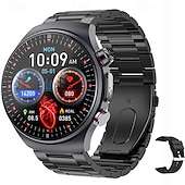 abordables Montres connectées-iMosi ET488 Montre intelligente 1.43 pouce Smartwatch Montre Connectée Bluetooth ECG+PPG Surveillance de la température Podomètre Compatible avec Android iOS Femmes Hommes Appels Mains Libres Étanche