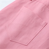 economico pantaloncini da lavoro-Per uomo Shorts eleganti Shorts da Lavoro Pantaloncini da golf Tasca Semplice Comodità Traspirante Corto All'aperto Affari Sport Casual Bianco Giallo