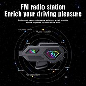 preiswerte TWS Echte kabellose Kopfhörer-4K HD Aufnahme All-in-One Motorrad-Intercom Helm Dashcam Bluetooth-Headset