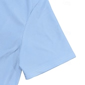 economico Polo Classico da Uomo-Per uomo Polo Polo con zip a un quarto All'aperto Abbigliamento quotidiano Bavero Manica Corta Moda Hawaiano Semplice 2 Pezzi Estate Vestibilità regolare Nero Bianco Blu marino Blu reale Verde Cachi