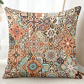 billiga boho stil-Mandala bohemisk dekorativ kuddöverdrag 1 styck mjukt fyrkantigt soffkuddcase kuddfodral för sovrum vardagsrum soffa stol