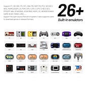 baratos Consoles de Jogos-console de jogos portátil trimui smart pro tela ips de 4,96&#039;&#039; joystick de sistema linux iluminação rgb smartpro retro videogame player presente