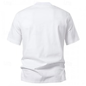 economico Magliette casual da uomo-Per uomo Maglietta Camicia a Maniche Corte Manica Corta Girocollo Estate Semplice Moda Designer Essenziale Classico Vacanza Streetwear Uscire Nero Bianco Grigio chiaro Maglietta Top per Uomo