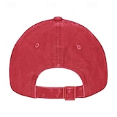 cheap Men&#039;s Baseball Cap-Men&#039;s Baseball Cap Sun Hat Trucker Hat Black Wine Cotton Adjustable Fashion Daily Wear Festival Graphic Pattern Casual / Daily