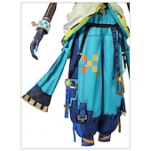 levne Anime kostýmy-Genshin Impact Kinich Anime Cosplay kostým Boty Cosplay Paruky Cosplay obleky Cosplay Paruky Cosplay boty Karneval Plesová maškaráda Výkon Párty Vrchní deska Kalhoty Korzet Pro Pánské Dospělé