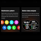 abordables Relojes inteligentes-696 DK68 Reloj inteligente Rastreador de fitness ECG PPG Recordatorio de llamadas Android iOS IP67 47mm 1.53