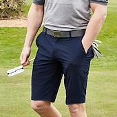 levne Kraťasy na šaty-Pánské Kraťasy Šortky Golfové šortky Kapsy Straight-Leg Bez vzoru Rychleschnoucí Bez železa Délka kolen Venkovní Denní Běh Módní Obchodní Černá Námořnická modř Elastické