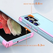 Недорогие Чехлы для Samsung-телефон Кейс для Назначение SSamsung Galaxy S24 S23 S22 S21 Ultra Plus A14 A54 А53 А33 A12 A32 A52 A13 S25 Кейс на заднюю панель Защита от удара Ретро ТПУ ПК